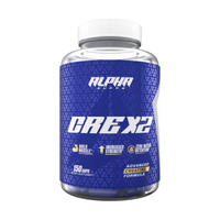 Alpha Cre X2 Creatine front of bottle