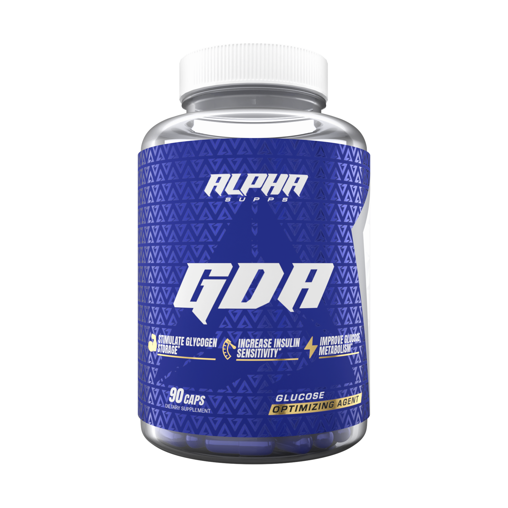 Alpha Supps GDA Front of bottle