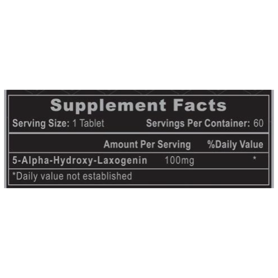 Hi-Tech Laxogenin 100 supplement facts