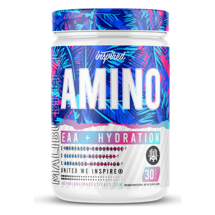 Inspired Amino Acids Malibu Breeze flavor bottle