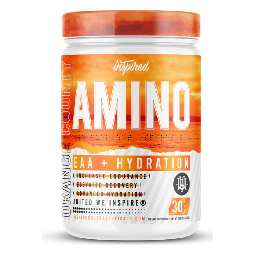 Inspired Amino Acids Orange county flavor bottle