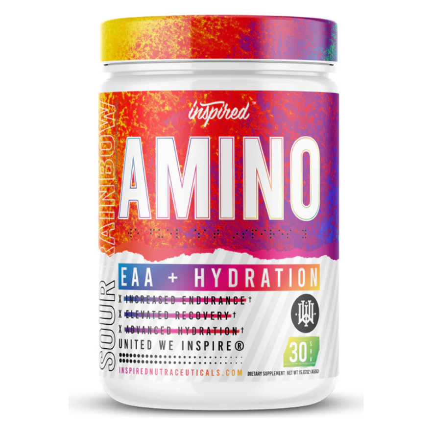 Inspired Amino Acids Sour rainbow flavor bottle
