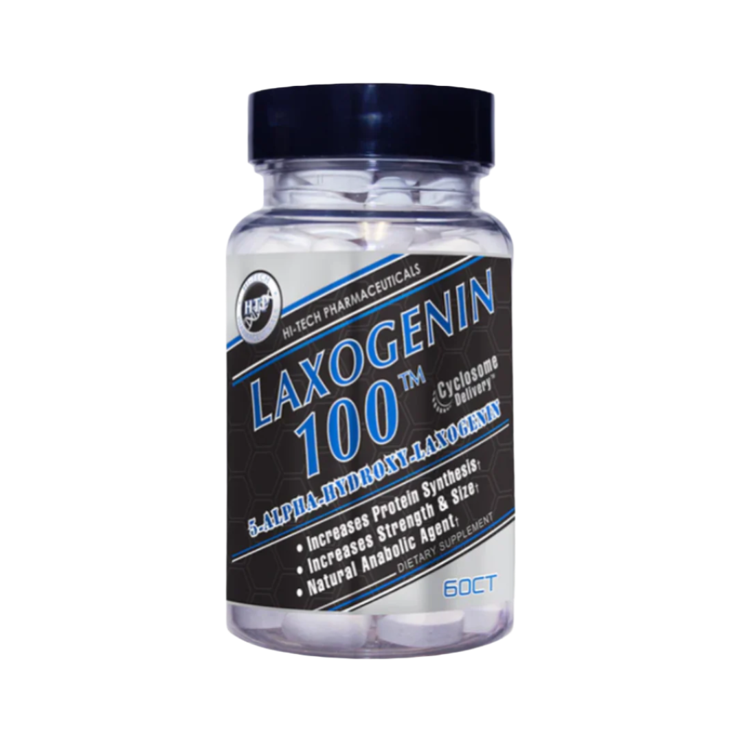 Hi-Tech Laxogenin 100 front of bottle label