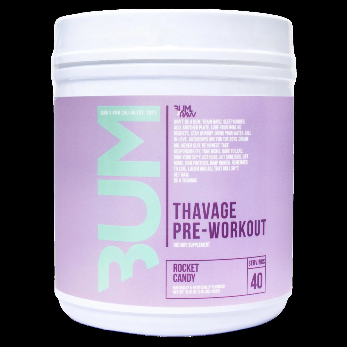 RAW CBUM PRE