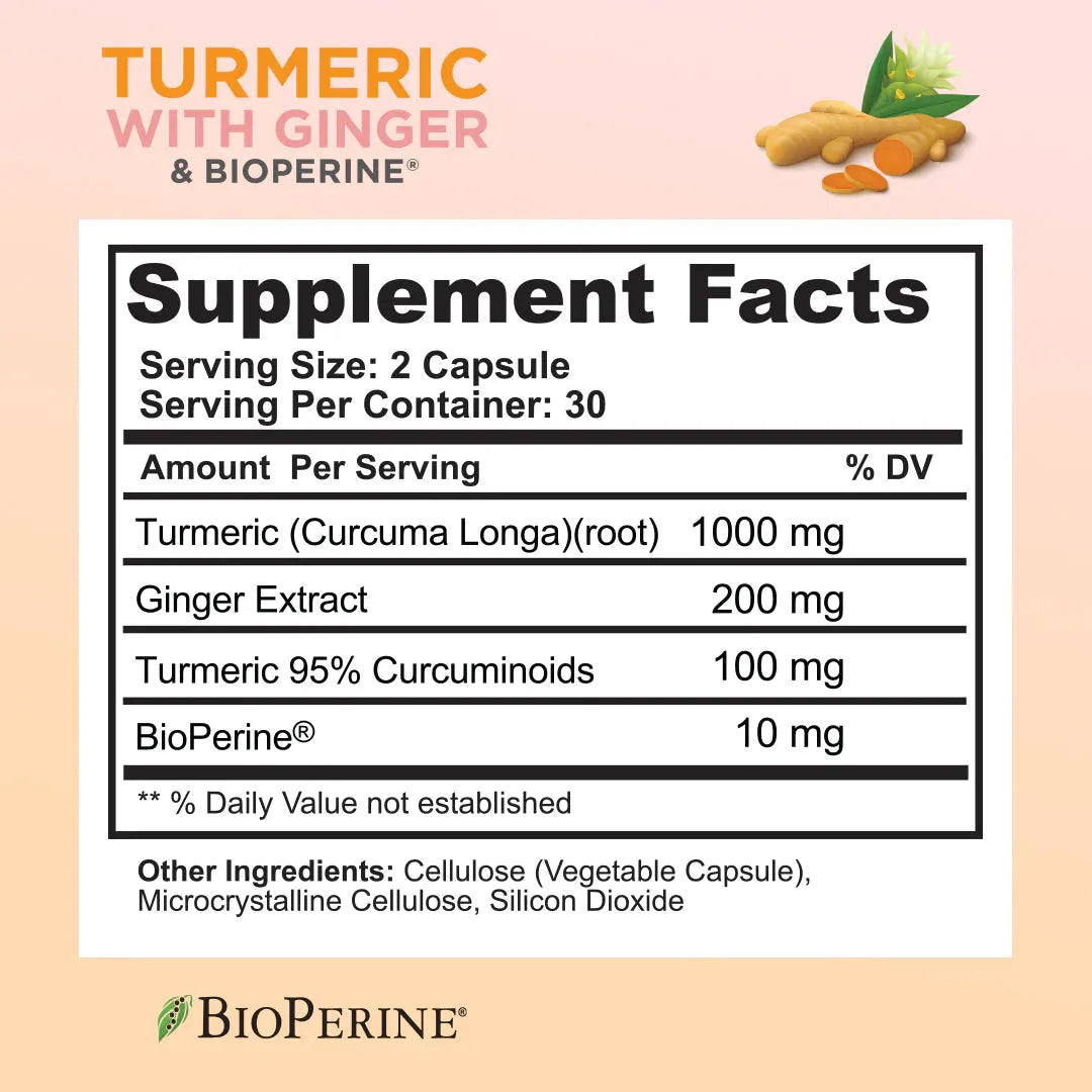 Tumeric with Ginger 1300mg