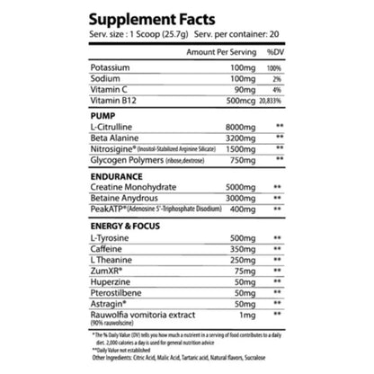 Alpha Supps The One Pre-Workout