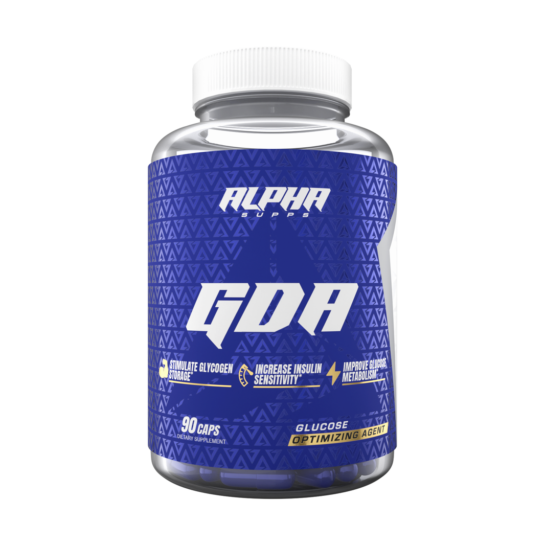 Alpha Supps GDA Front of bottle 